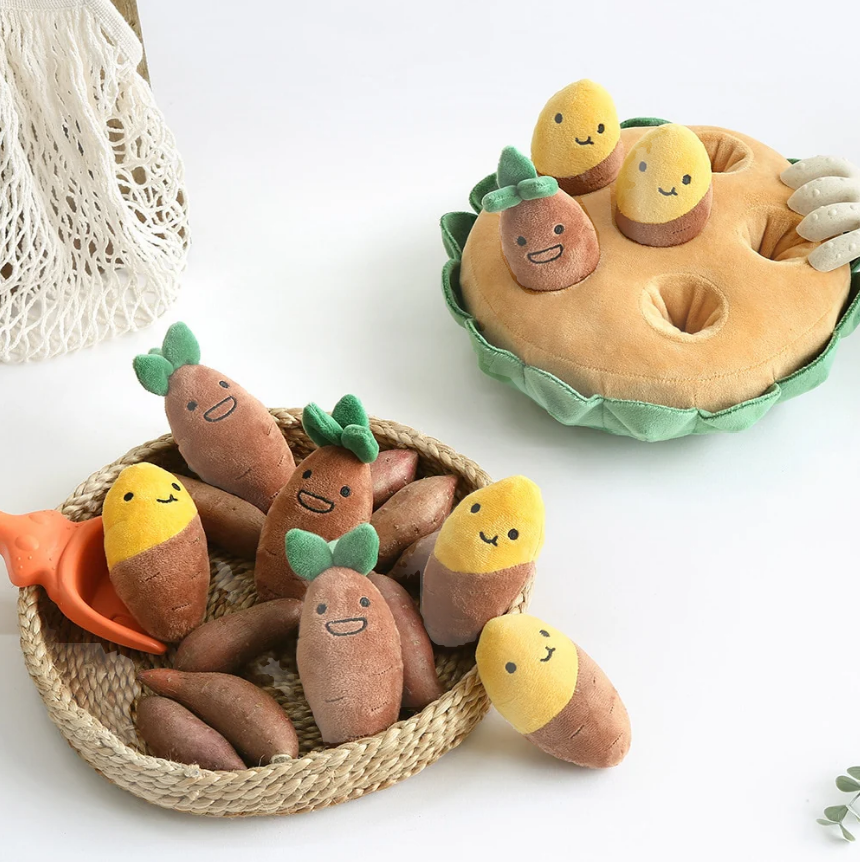 Sweet Potato Garden Nosework Toy dog toy